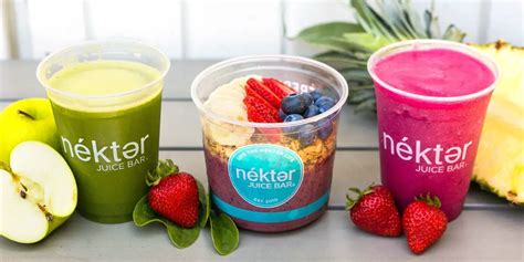Nektar bar - Peacock PR. 949-939-1872. erin@peacock-pr.com. More from Nékter Juice Bar. Nékter Juice Bar makes every day the best day ever this fall with its "Anything But …